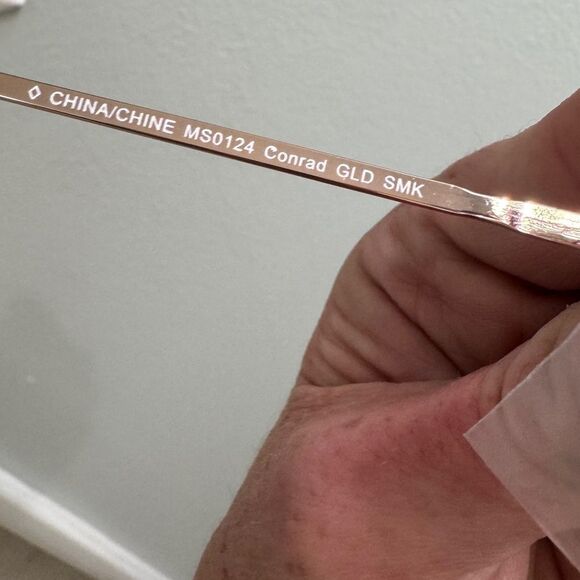 Gold Aviator Sunglass Readers strength 2.5- brand new- too big for my face - Picture 5 of 10